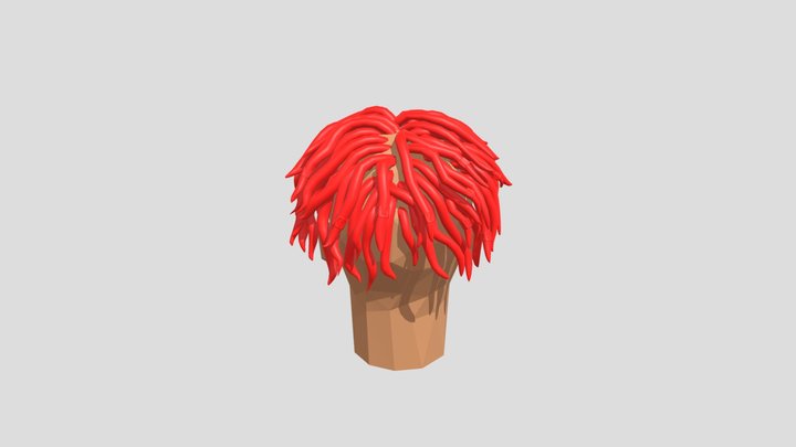 Trippie Redd Dark Night Dummo Hair 3D Model