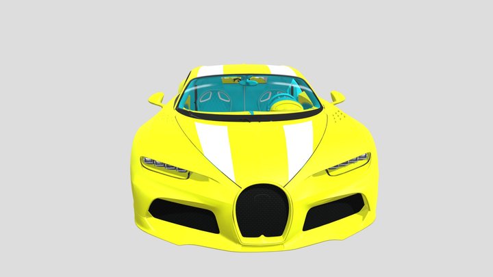 Bugatti Chiron Super Sport 300+ - 3D Model by davedesign