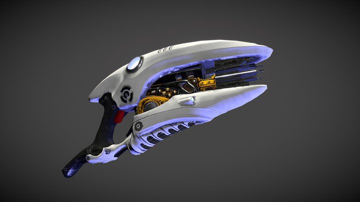 Sci Fi Energy Gun 3D Model