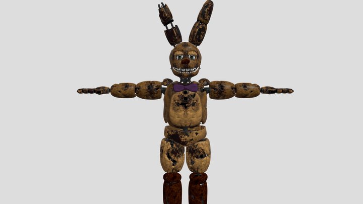 withered_springbonnie 3D Model