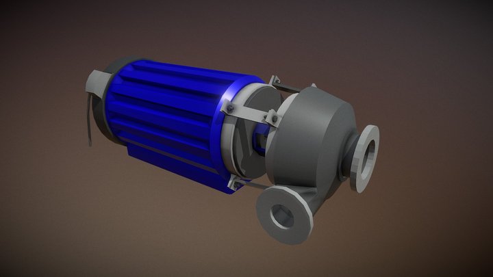 Simple centrifugal pump model – Modelo 3D gratuito STL
