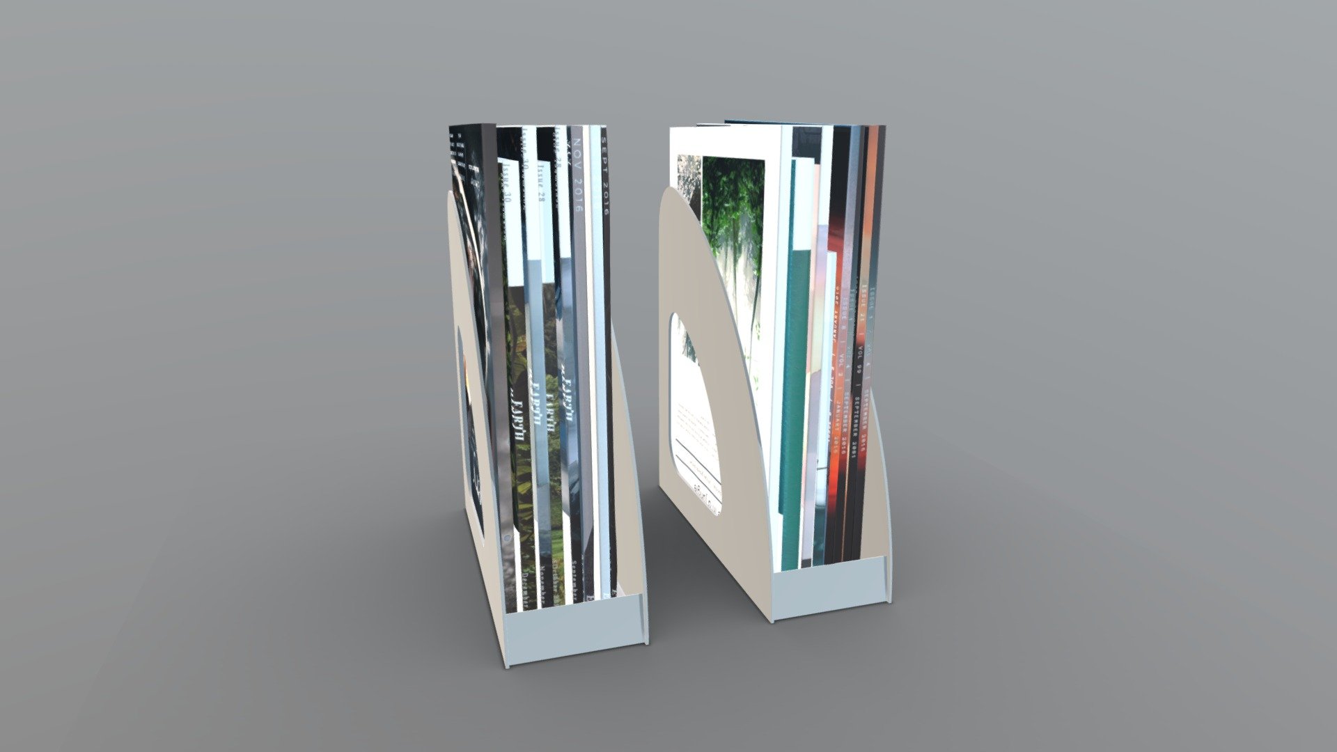 Office decor holder magazine — Sketchfab embed 3D viewer