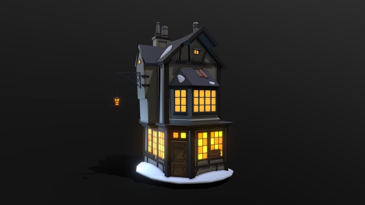 XYZ Homework_06 - details ( №2 Old Hotel) 3D Model