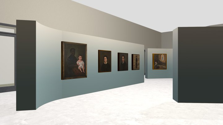 Espacio cultural - Casa Josefa Díaz y Clucellas 3D Model