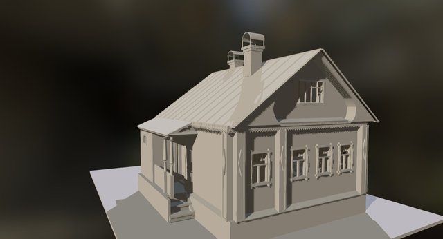 дом бабуси Маруси 3D Model