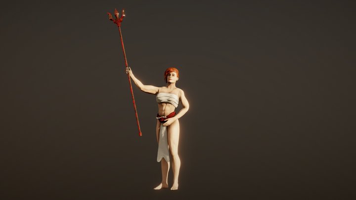 Warrior Goddes 3D Model