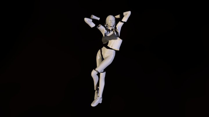 Athlete 3D Model