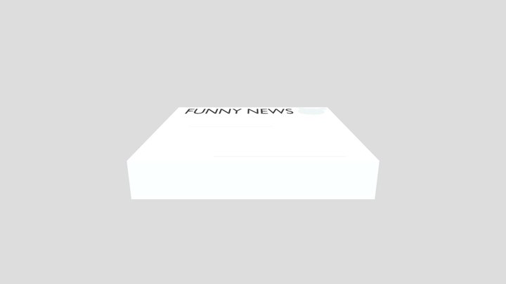 Funny News 3D Model