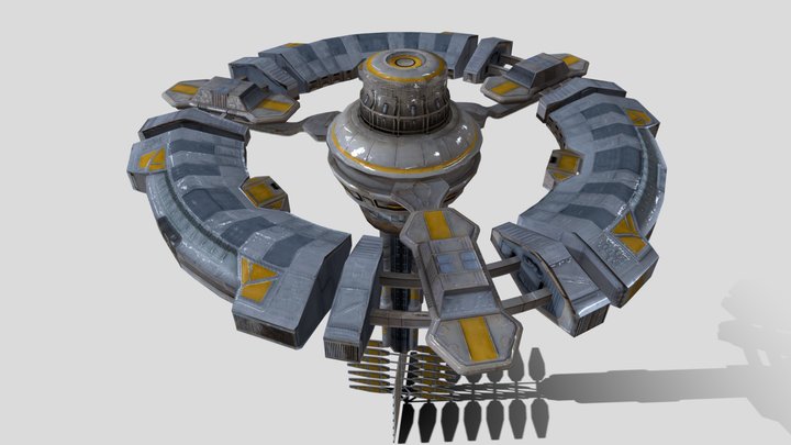 space station 3D Model