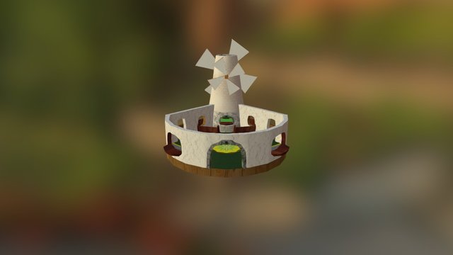 Dandelion Temple 3D Model