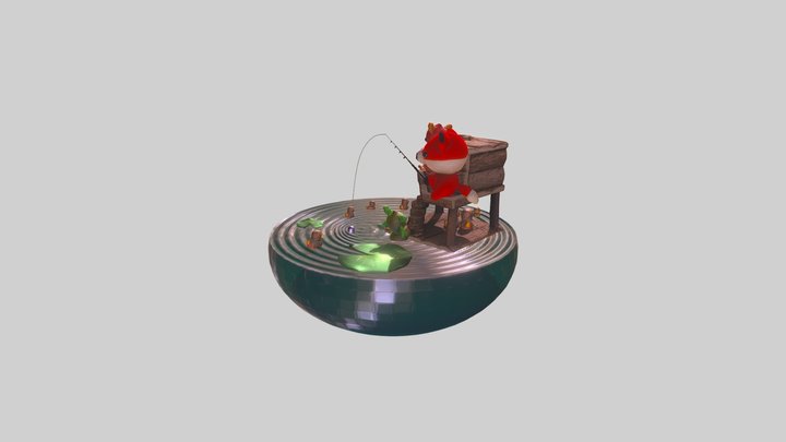 Photogrammetry scene - A day at the cuties swamp 3D Model