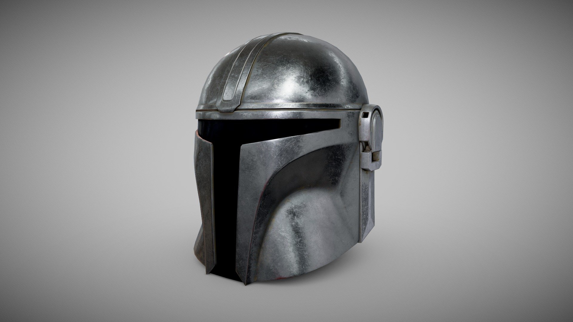 Mandalorian helmet from Star wars: Mandalorian. 