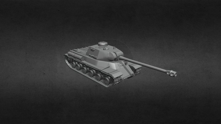 IS2 Heavy Tank 3D Model