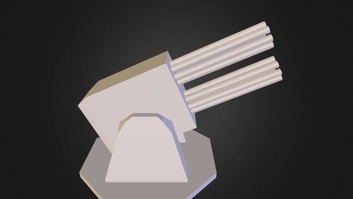 turreta.obj 3D Model