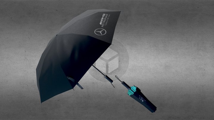 AMG Compact Umbrella 3D Model
