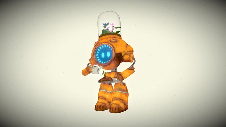 Caretaker bot 3D Model