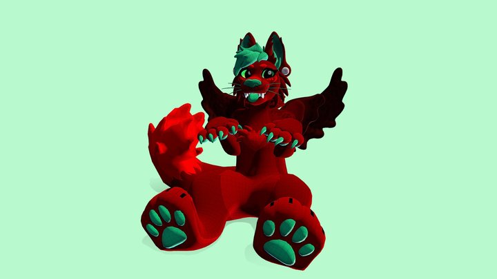 VRChat Avatar Commission 3D Model