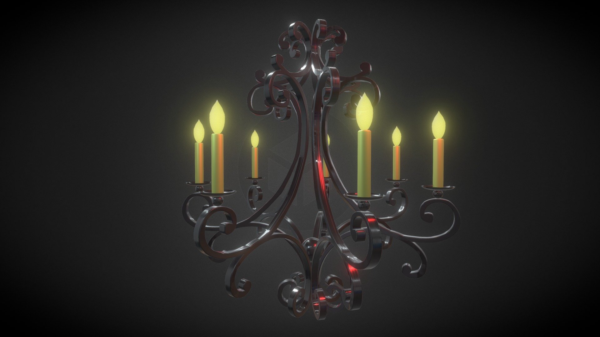 Люстра - Download Free 3D model by Wer_seR [4ece4ce] - Sketchfab