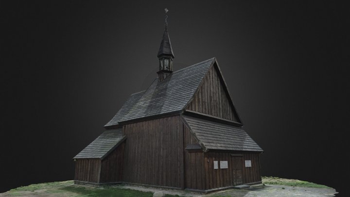 St. Mary Magdalene Church in Krotoszyn 1755 A.D. 3D Model