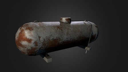 Prop_propanetank01_rust 3D Model
