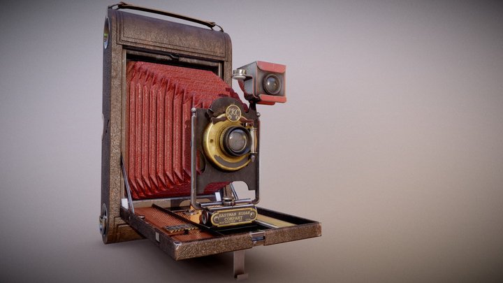 Antique Camera 3D Model