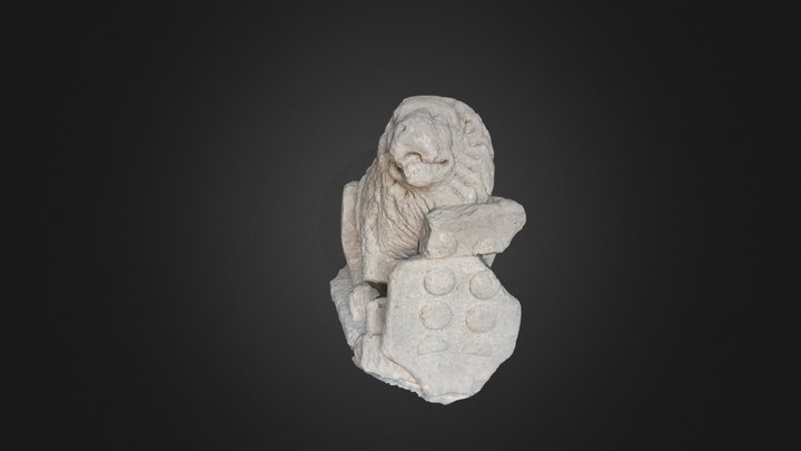 Lion sculpture for Sclafani family 3D Model