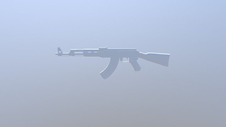 AK-47 {Game Ready} {High Quality} 3D Model