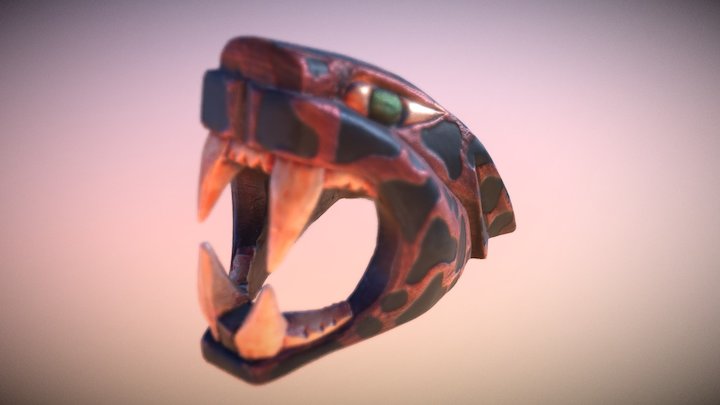 Jaguar Statuette 3D Model