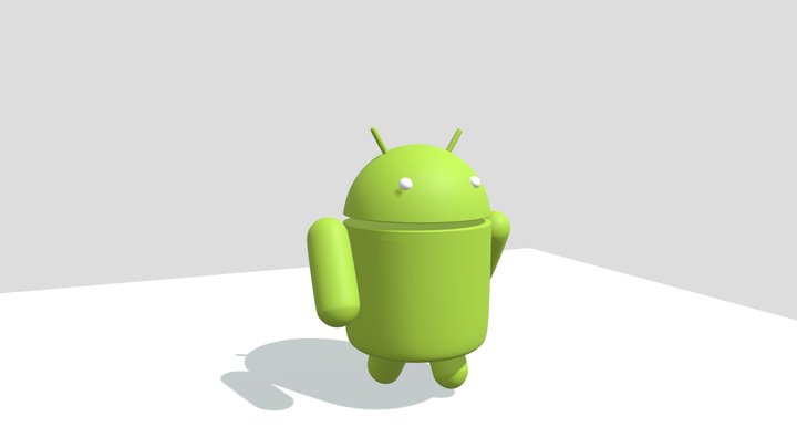 Android Bot 3D Model