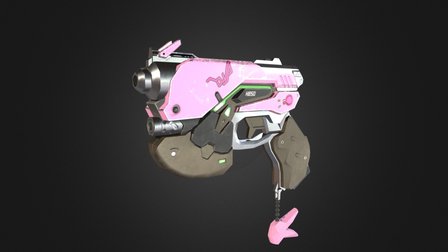 D.VA gun - Overwatch 3D Model