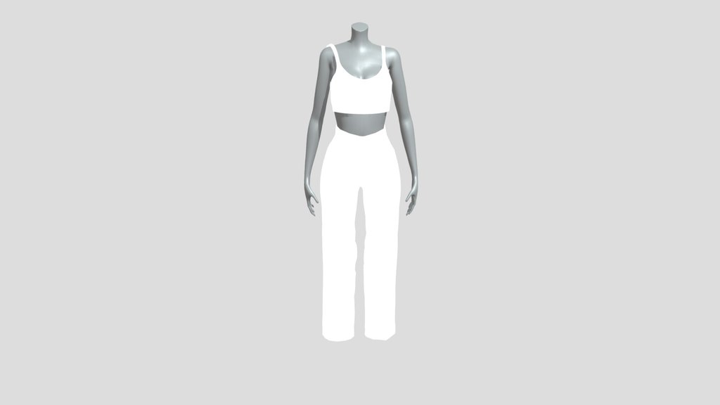 Pants And Tshirt Model Rigged