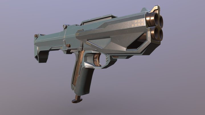 Nerf Modulus Barrelstrike 3D Model
