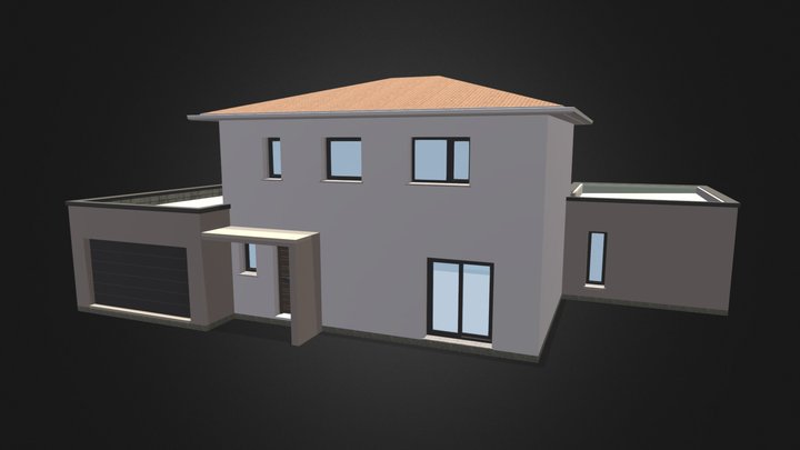 Maison_carré 3D Model