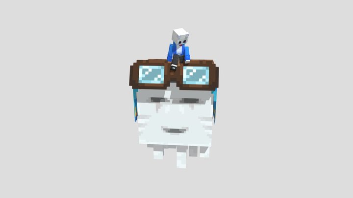 Happy ghast free 3D Model