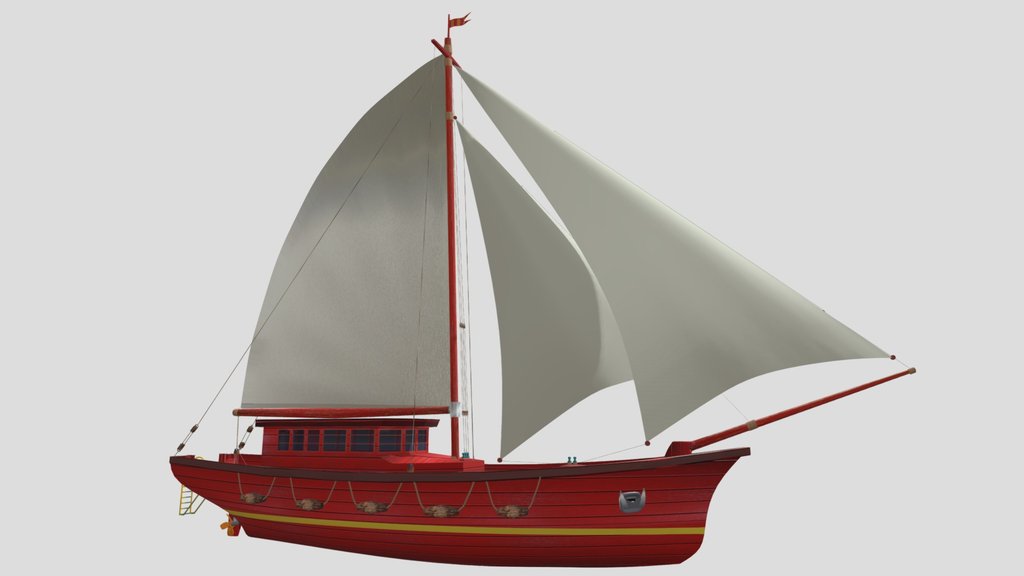 20m Sail Motor Boat