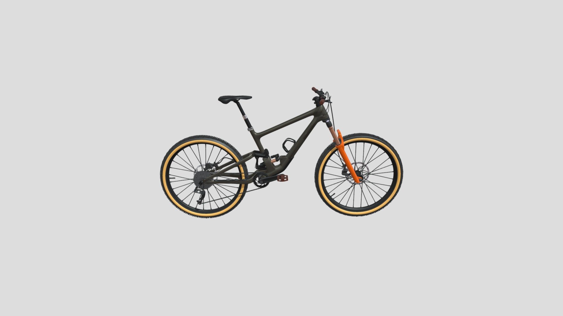 Enduro MTB bicycle 3D model by bog810 [4ed594e] Sketchfab