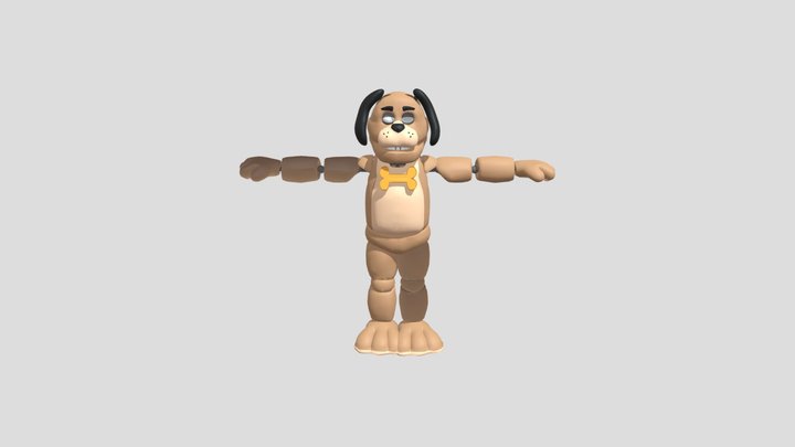 Sparky Fnaf Movie Snapchat 3D Model