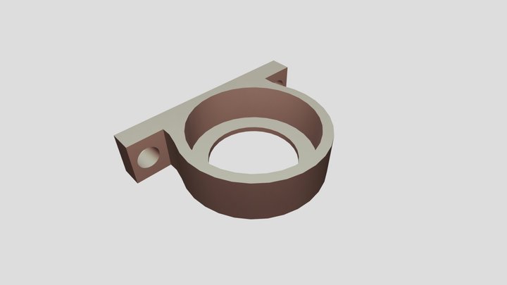 3D Print - Bearing holder for 8x22x7 3D Model