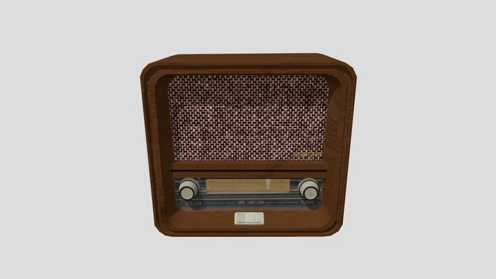 Radio Auna Belle Epoque 1901 3D Model