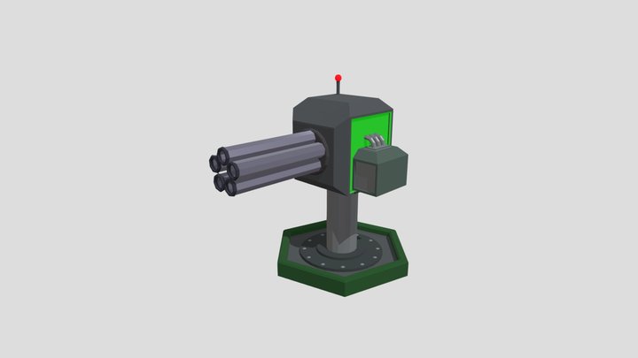 Turret_Final 3D Model