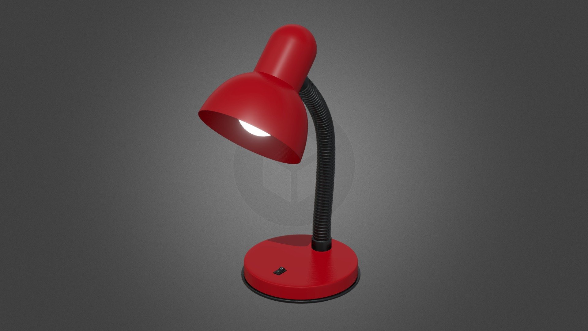 Desk Lamp Red - Piros asztali lámpa