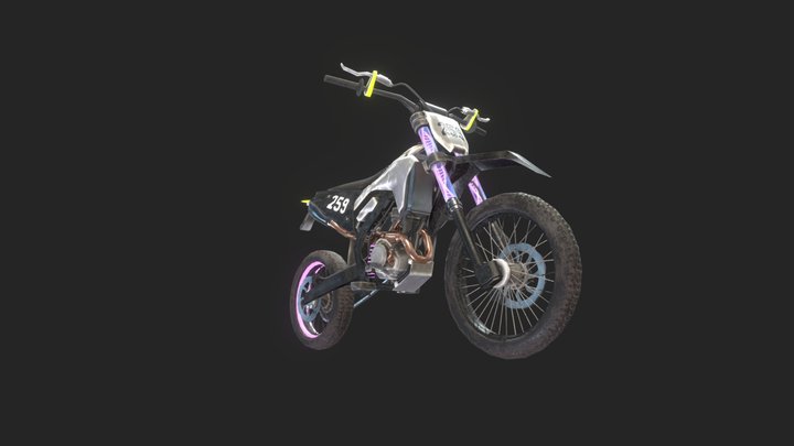Bem.SX 125cc Acid Motocross 3D Model