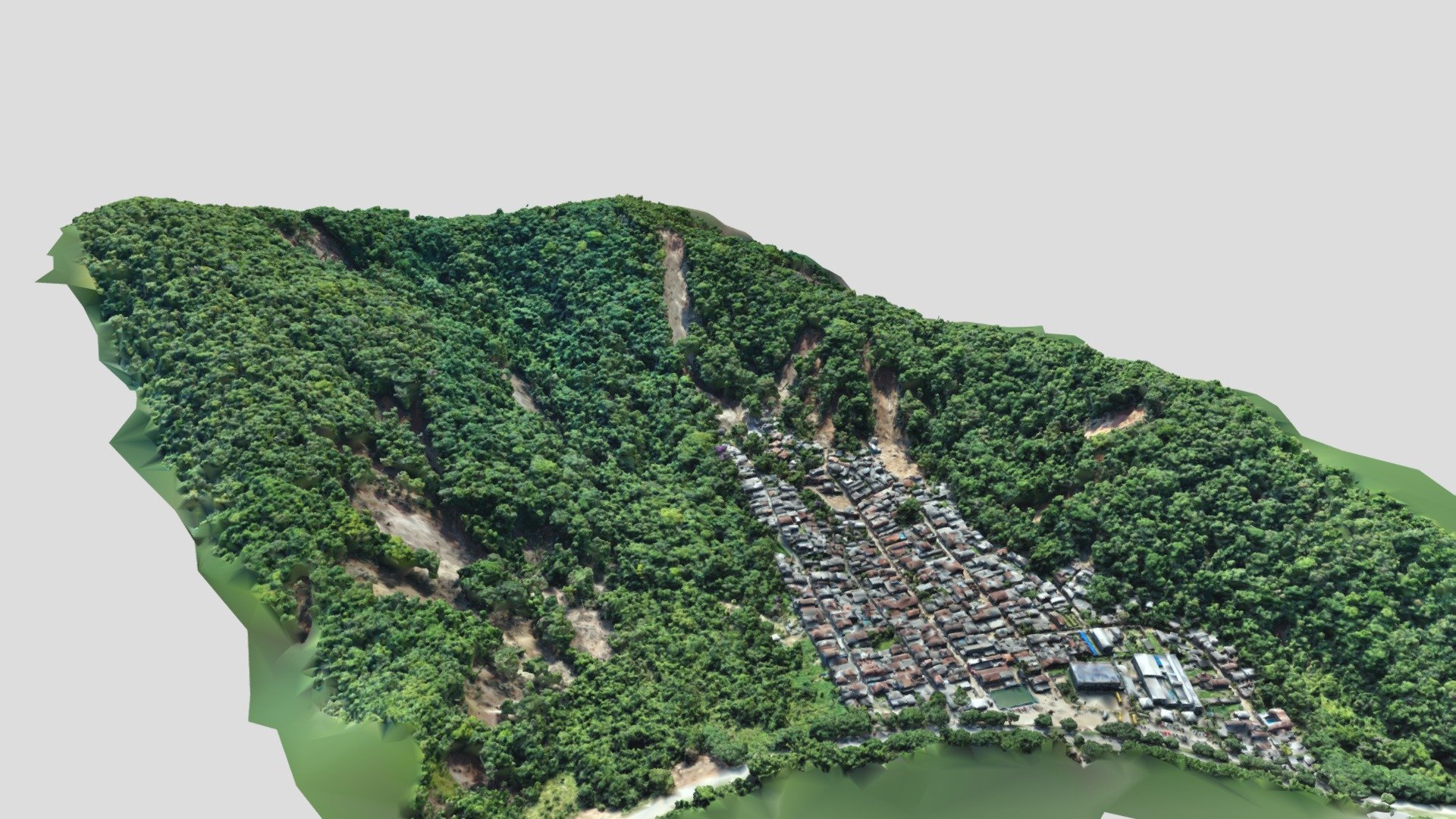 Modelo 3D Vila Sahy, São Sebastião, SP - 3D model by egas.harideva ...
