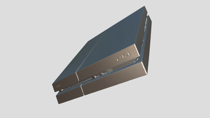 Real Playstation 4 Console 3D Scan 3D Model