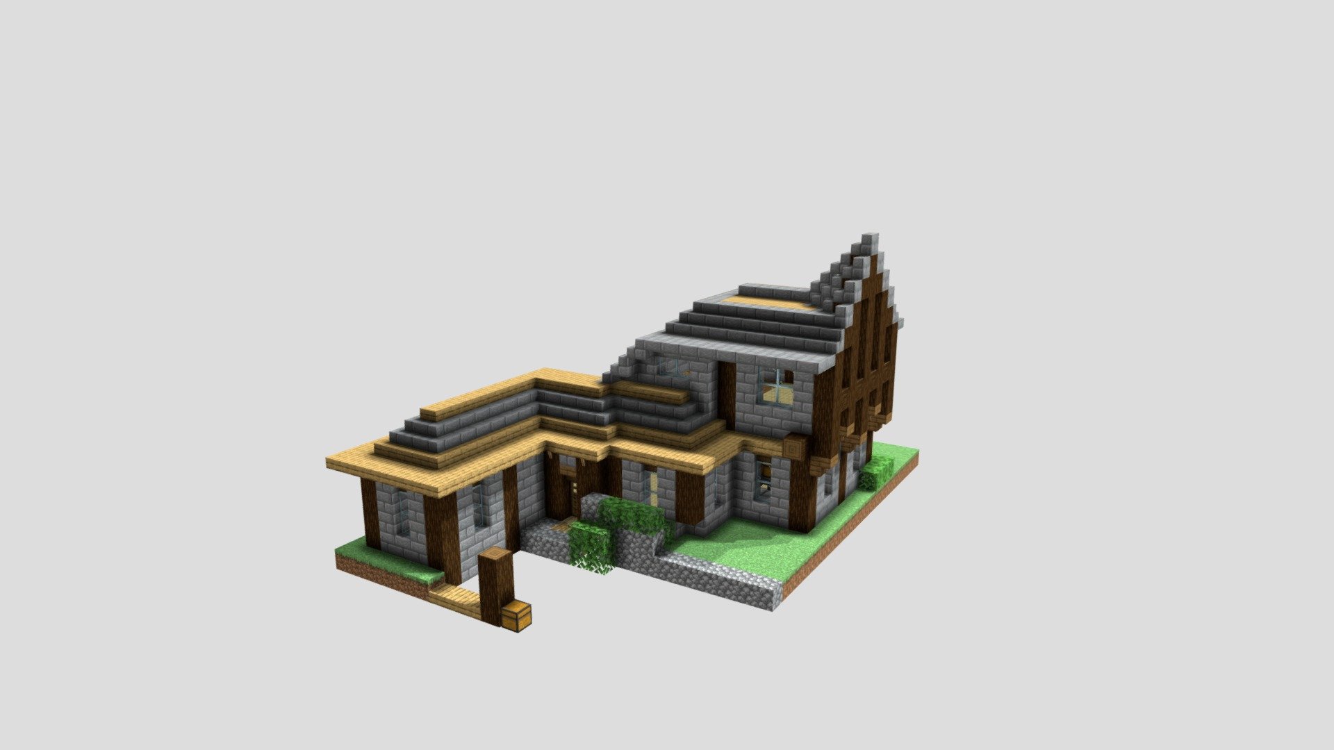 simple-house - Download Free 3D model by madexc [4ed7eec] - Sketchfab