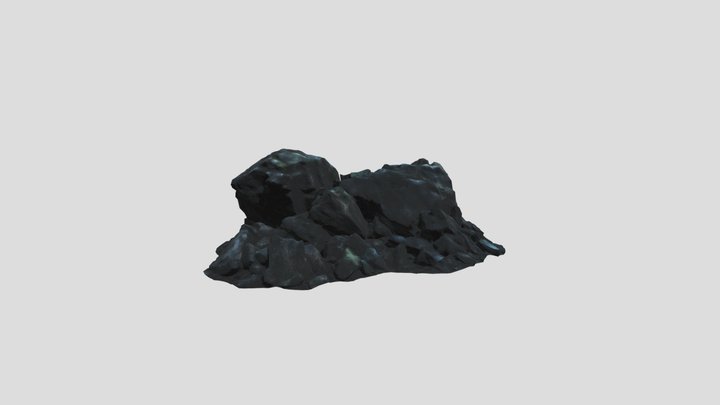 Low Poly Alpine Rocks 4