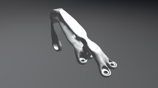 Alcoa Bearing Bracket Challebge - Bracket-2 3D Model