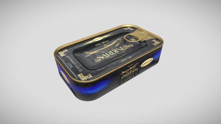 Sardine Can 3D Model