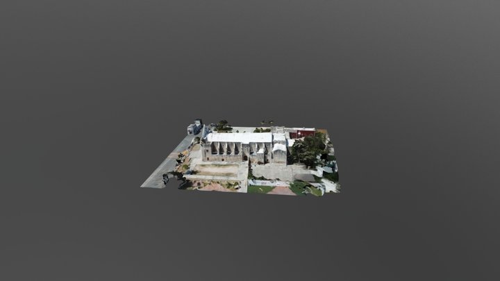 Iglesia de San Francisco de Asis, Hunucma. 3D Model
