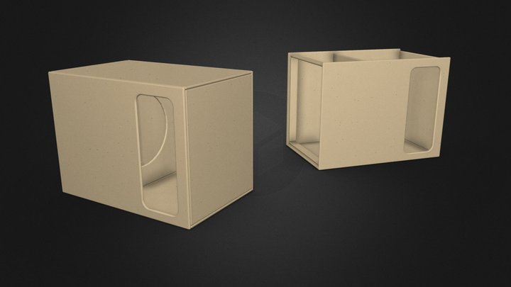 Speaker cabinet 3D Model